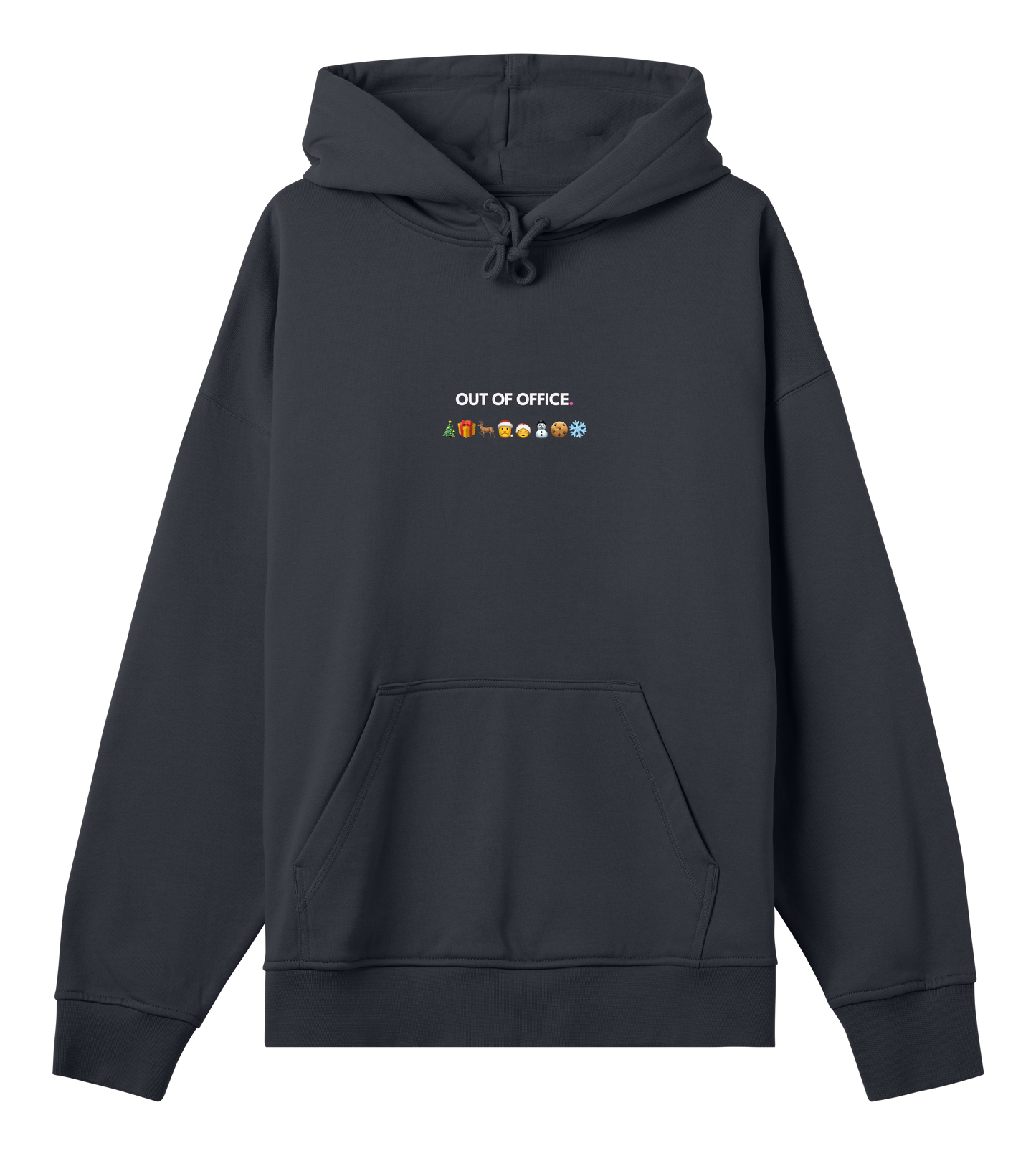 Christmas Emojis Mens Boxy Hoodie