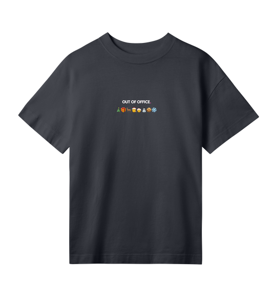 Christmas Emojis Womens Oversized Tee