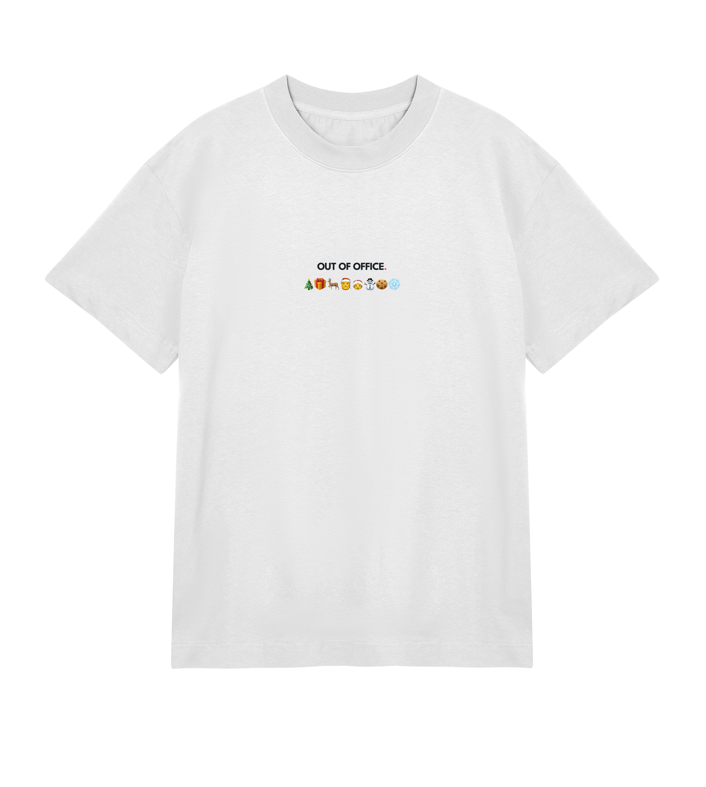 Christmas Emojis Mens Boxy Tee